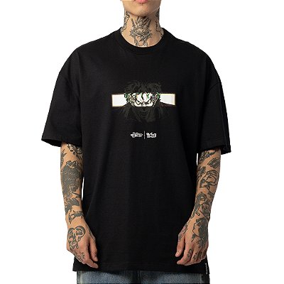Camiseta Lost Crazy Joker WT25 Masculina Preto