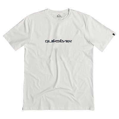 Camiseta Quiksilver Omni Font WT25 Masculina Branco