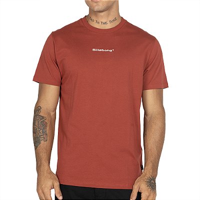 Camiseta Billabong Smitty WT25 Masculina Vinho