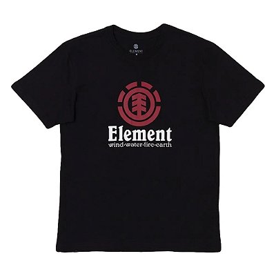 Camiseta Element Vertical WT25 Masculina Preto