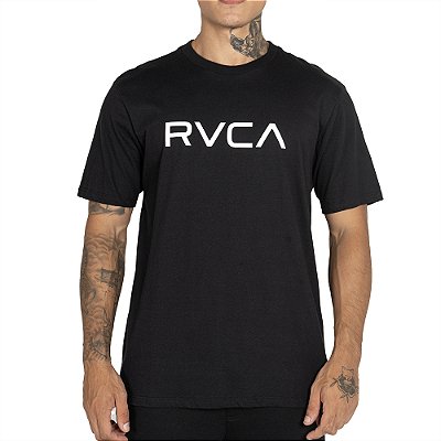 Camiseta RVCA Big RVCA WT25 Masculina Preto