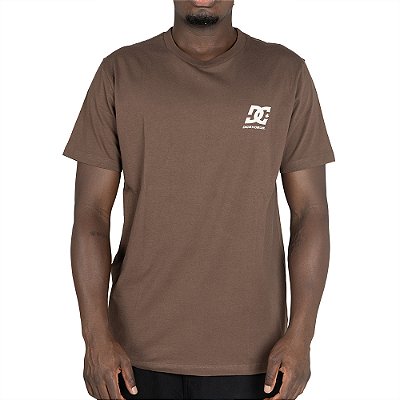 Camiseta DC Shoes Palletline Plus Size WT25 Marrom Escuro