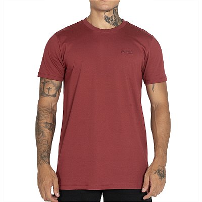 Camiseta RVCA Mini RVCA Bem WT25 Masculina Vinho