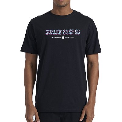 Camiseta Hurley Poster WT25 Masculina Preto