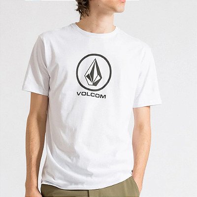 Camiseta Volcom Crisp Stone WT25 Masculina Branco