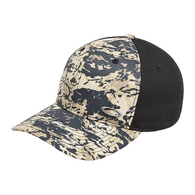 Boné Oakley Aba Curva Tinfoil II WT25 Tiger Camo Green