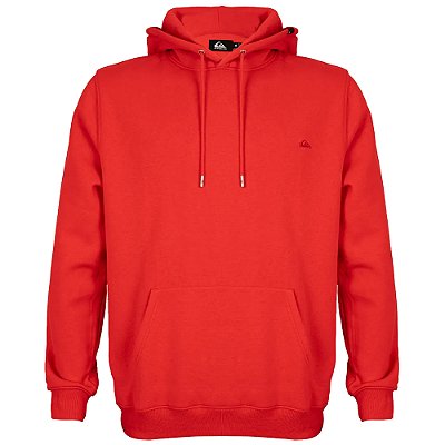 Moletom Quiksilver Canguru Embroidery W25 Masculino Vermelho