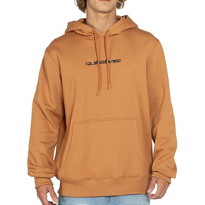 Moletom Quiksilver Canguru Omni Logo DNA WT25 Mostarda