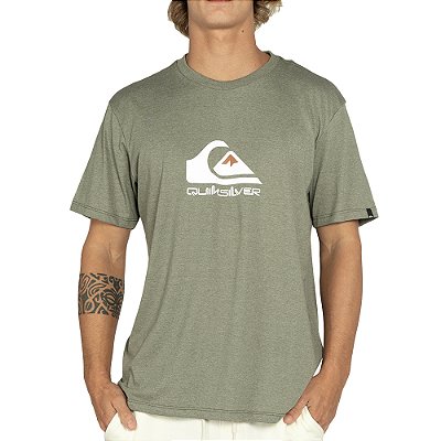 Camiseta Quiksilver Full Logo WT25 Masculina Verde Escuro