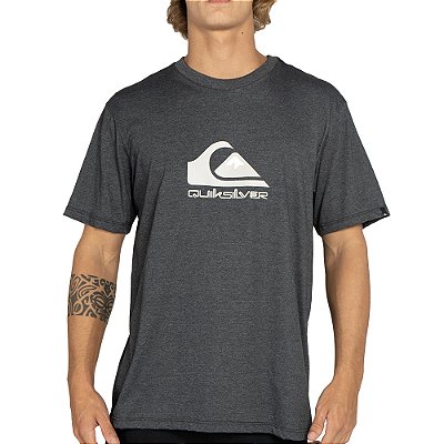 Camiseta Quiksilver Full Logo WT25 Masculina Preto Mescla