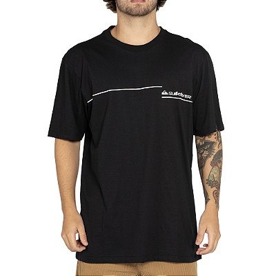 Camiseta Quiksilver New Lines WT25 Masculina Preto