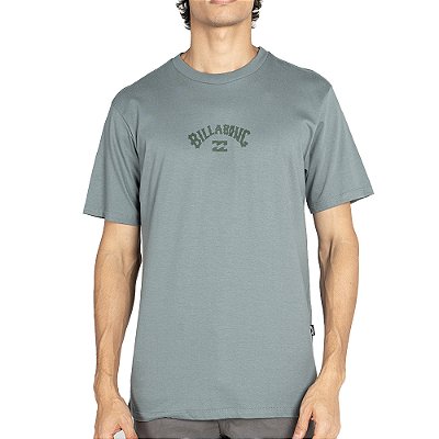 Camiseta Billabong Mid Arch Plus Size WT25 Masculina Verde