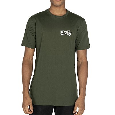 Camiseta Element Wind Water Fire Earth WT25 Masculina Verde