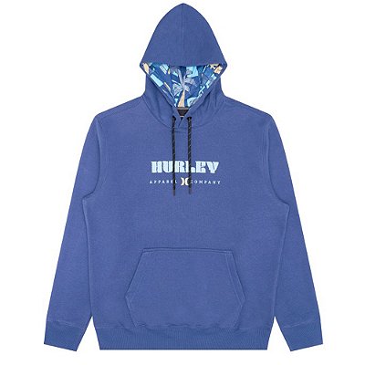 Moletom Hurley Canguru Surf Noise WT25 Marinho