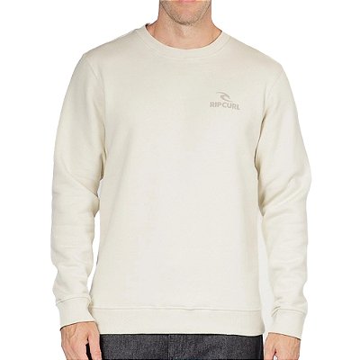 Moletom Rip Curl Careca Brand Stack WT25 Vintage White