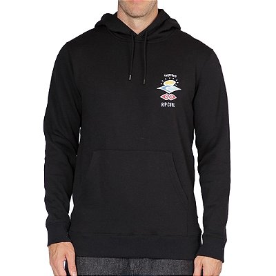Moletom Rip Curl Canguru Brazil Sarch Icon WT25 Black
