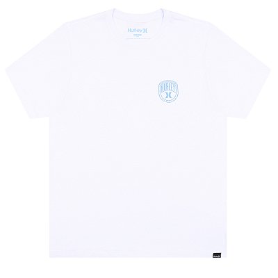 Camiseta Hurley Escudo WT25 Masculina Branco