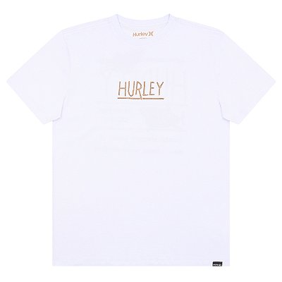 Camiseta Hurley Shark WT25 Masculina Branco