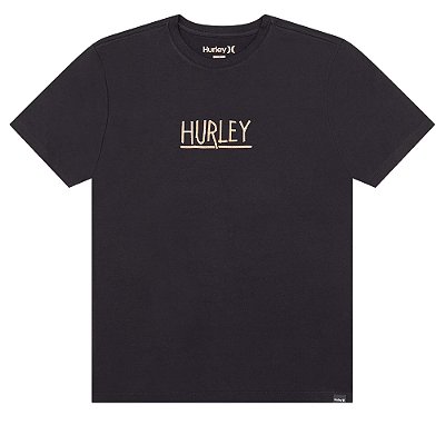 Camiseta Hurley Shark WT25 Masculina Preto