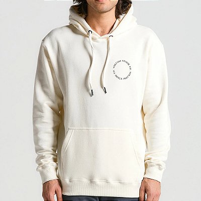 Moletom Volcom Canguru Stone Around WT25 Off White
