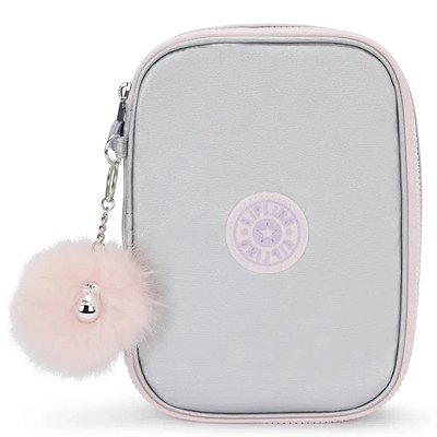 Estojo Kipling 100 Pens Silver Glow Met