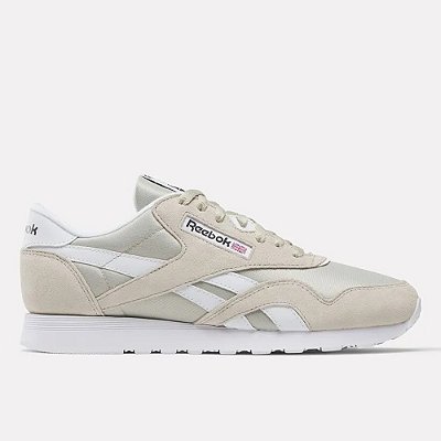 Tênis Reebok CL Nylon Masculino Beige/Beige/White