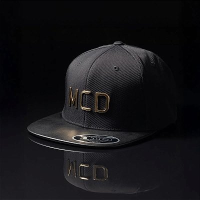 Boné MCD Aba Reta Fitão 1.10 Flexfit WT25 Preto