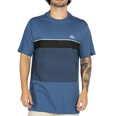Camiseta Quiksilver Tijuana WT25 Masculina Azul Escuro