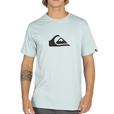 Camiseta Quiksilver Comp Logo WT25 Masculina Azul Claro