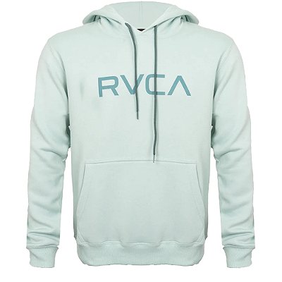 Moletom RVCA Canguru Big RVCA 270G WT25 Masculino Azul Claro