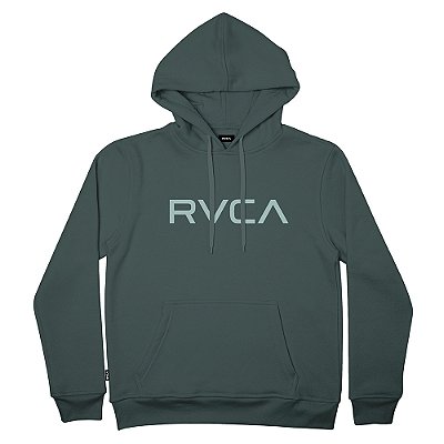 Moletom RVCA Canguru Big RVCA 270G WT25 Verde Escuro