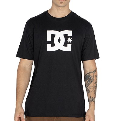 Camiseta DC Shoes DC Star Plus Size WT25 Masculina Preto