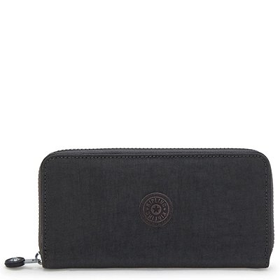 Carteira Kipling Money World Black Noir