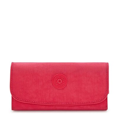 Carteira Kipling Money Land Resort Pink