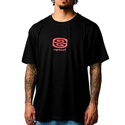 Camiseta Rip Curl Archive WT25 Masculina Preto