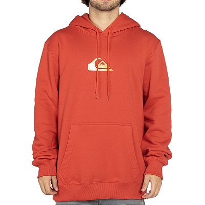 Moletom Quiksilver Canguru Metal Comp WT25 Vermelho