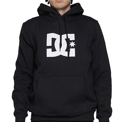 Moletom DC Shoes Canguru DC Star 280G WT24 Preto