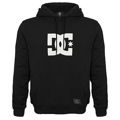 Moletom DC Shoes Canguru DC Star WT25 Masculino Preto