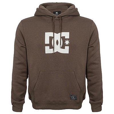 Moletom DC Shoes Canguru DC Star WT25 Masculino Marrom