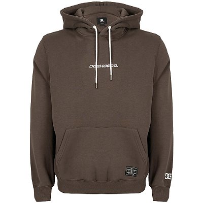 Moletom DC Shoes Canguru Baseline WT25 Masculino Marrom