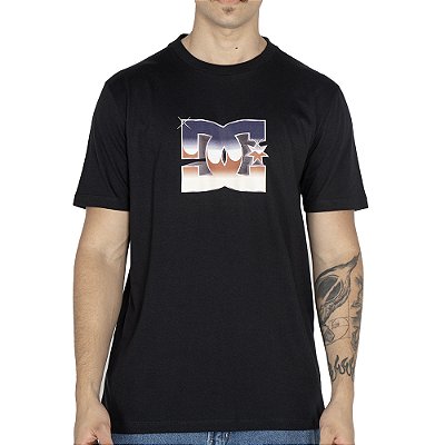 Camiseta DC Shoes Metallic Star WT25 Masculina Preto