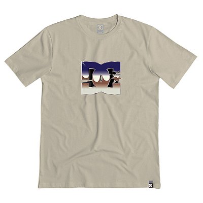 Camiseta DC Shoes Metallic Star WT25 Masculina Bege