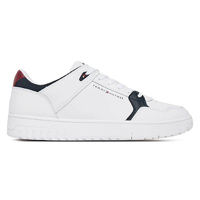 Tênis Tommy Hilfiger TH Basket Core Lite LTH Mix White