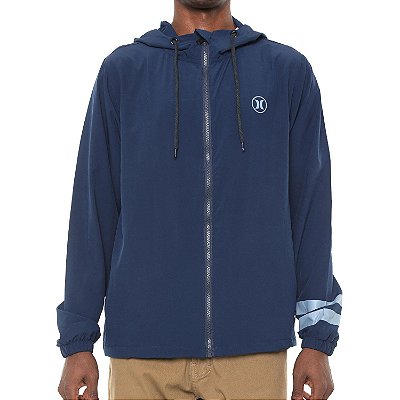 Jaqueta Hurley Windbreaker Intro Azul