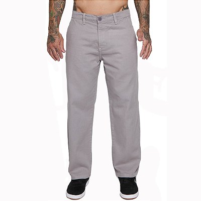 Calça RVCA The Weekend Chino Hide SM25 Masculina Cinza