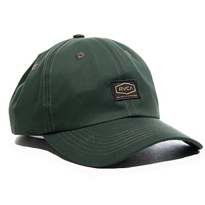 Boné RVCA Aba Curva Dayshift Strapback WT25 Verde Escuro