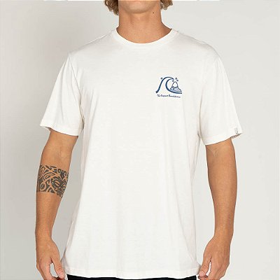 Camiseta Quiksilver The Original WT25 Masculina Snow White