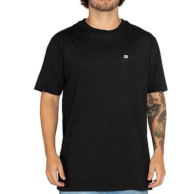 Camiseta Quiksilver Omni Pocket WT25 Masculina Preto