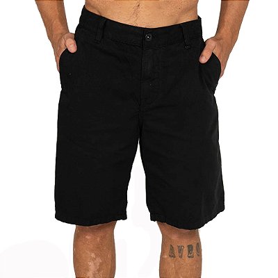 Bermuda Quiksilver Everyday Chino WT25 Masculina Preto