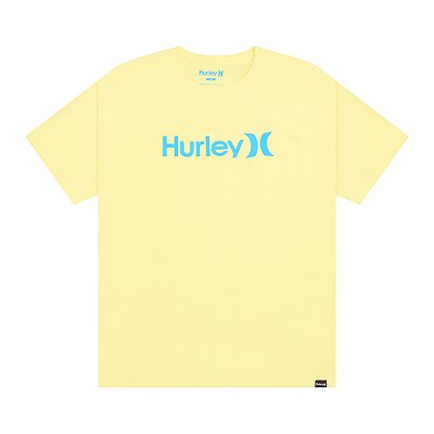 Camiseta Hurley O&O Solid SM26 Masculina Amarelo